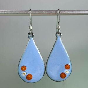 Sky-Blue-teardrop-earrings-with-wildflowers